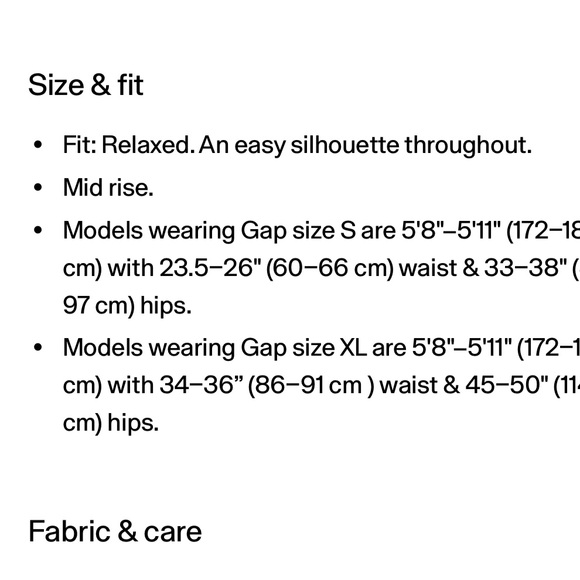 NWT Gap Mid Rise Easy Utility Barrel Pants - Picture 8 of 13